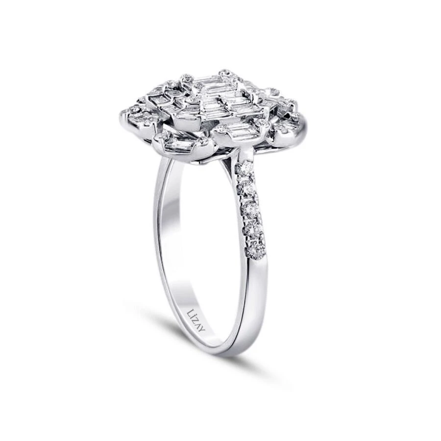 1.17 Karat Pırlanta Baget Yüzük - 2