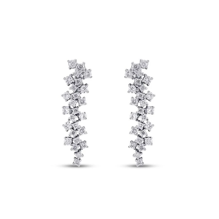 1.21 Karat Pırlanta Trend Küpe - 2