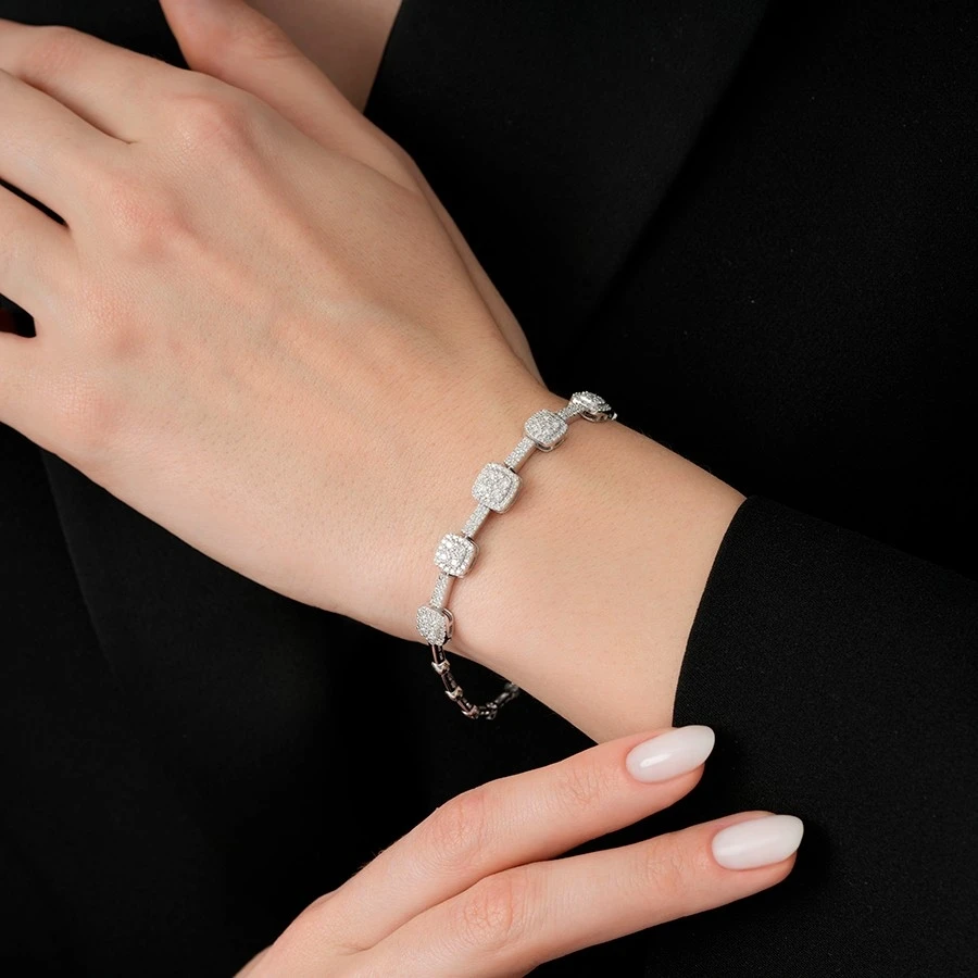 1.26 Karat Pırlanta Trend Bileklik - 3