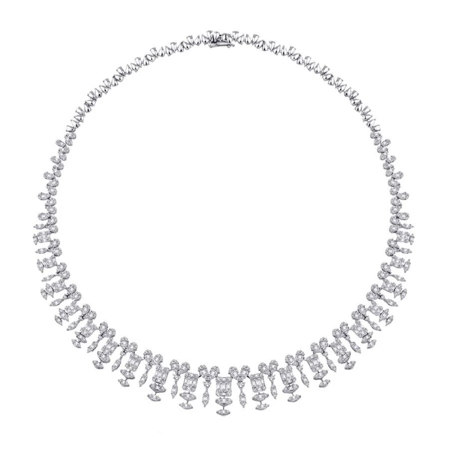 13.55 Karat Pırlanta Baget Gerdanlık - 1