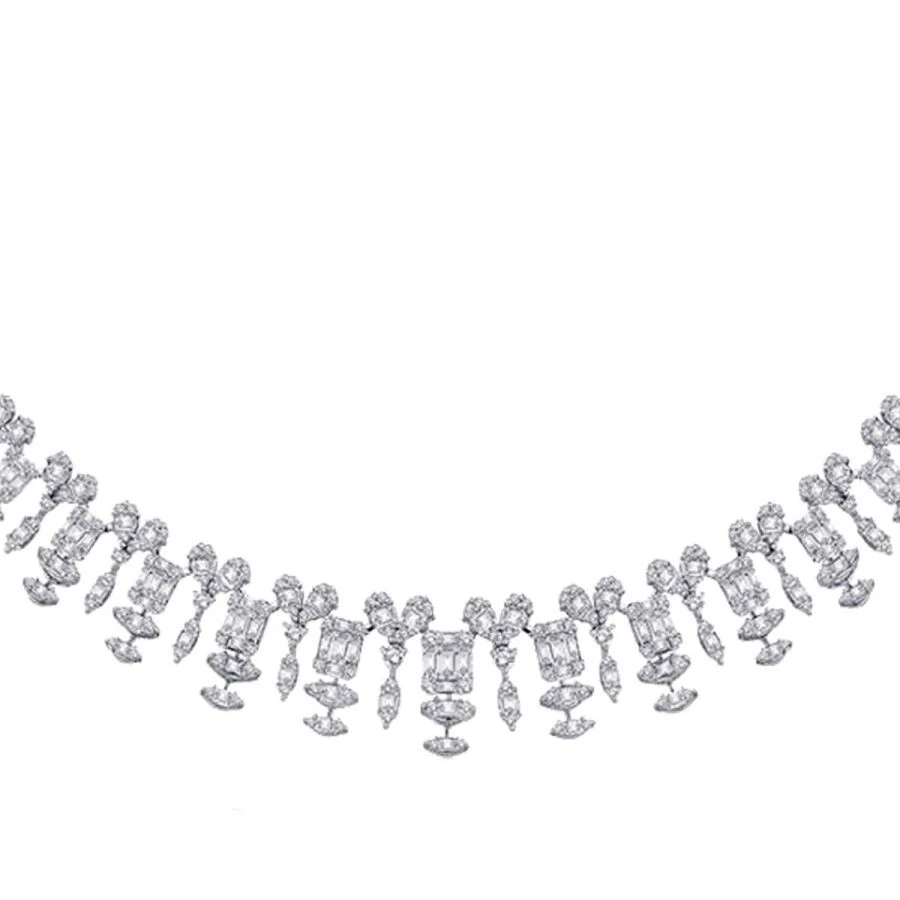 13.55 Karat Pırlanta Baget Gerdanlık - 2