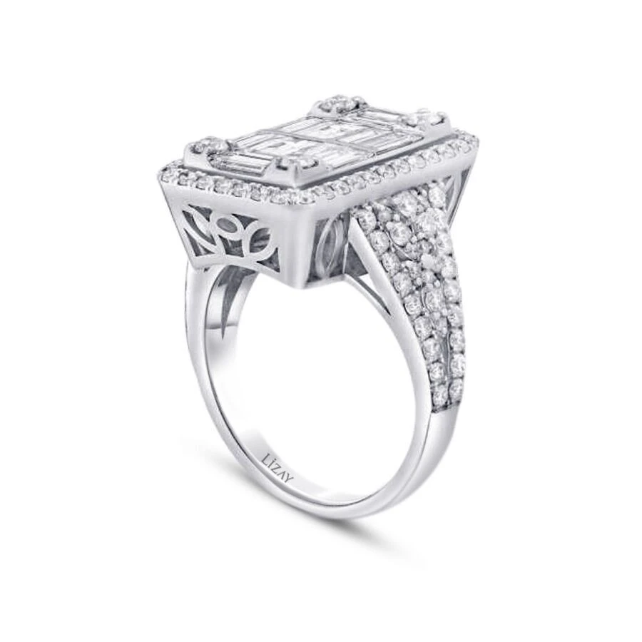 1.44 Karat Pırlanta Baget Yüzük - 2