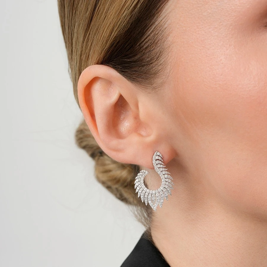 1.53 Karat Pırlanta Trend Küpe - 2