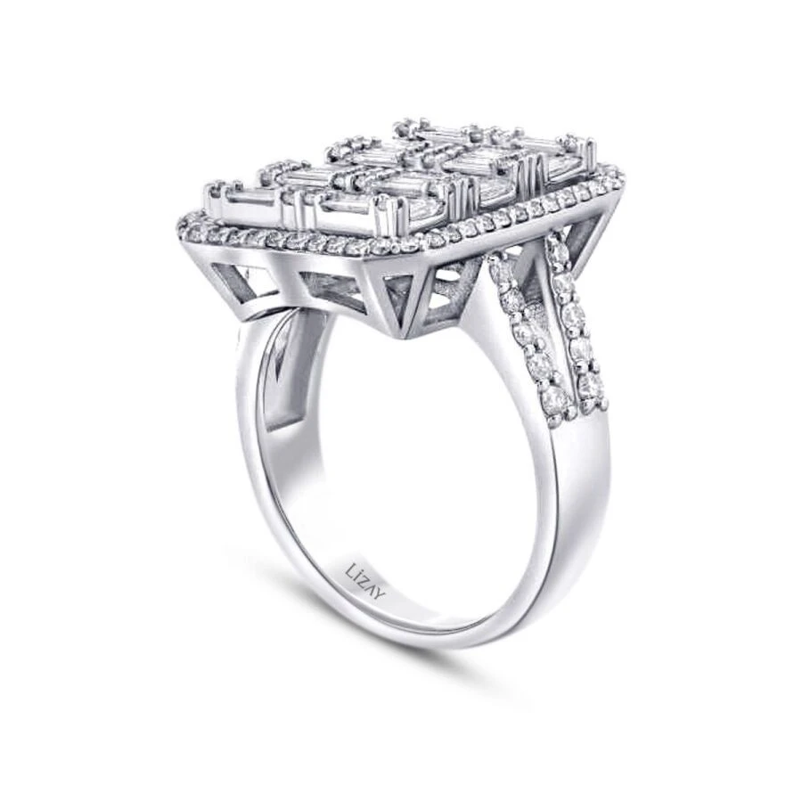 1.71 Karat Pırlanta Baget Yüzük - 2