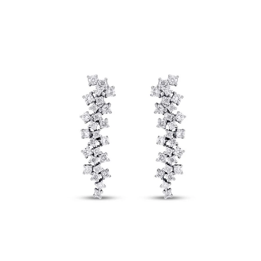 2.00 Karat Pırlanta Trend Küpe - 2