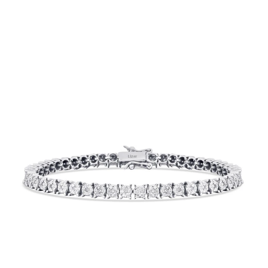 2.02 Karat Pırlanta Su Yolu Bileklik - 1