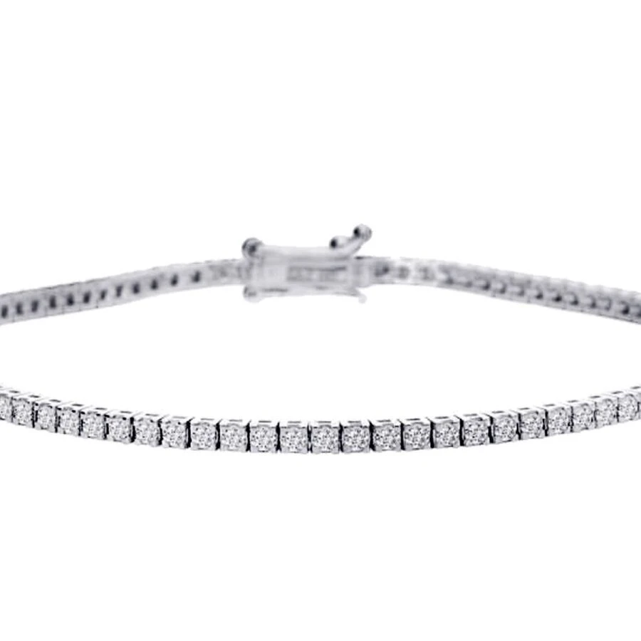 2.08 Karat Pırlanta Su Yolu Bileklik - 2