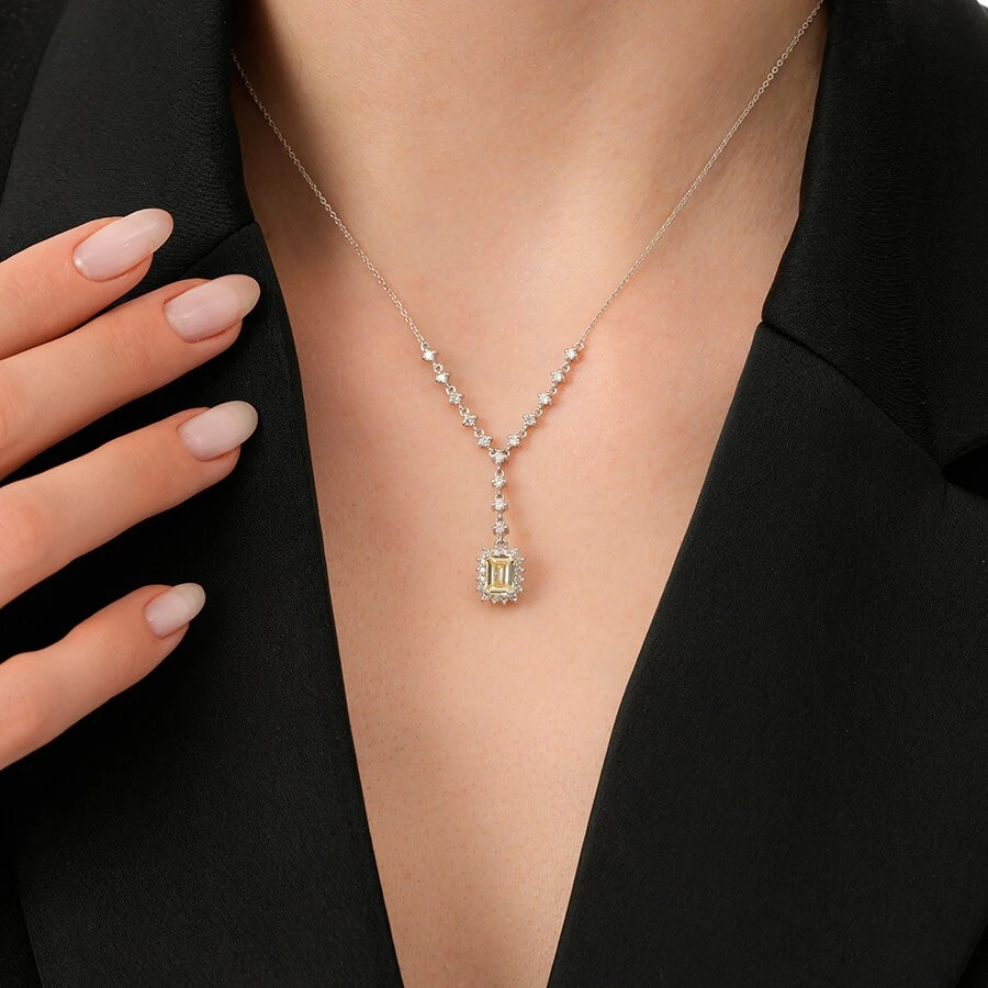 2.12 Karat Pırlanta Fancy Kolye - 3