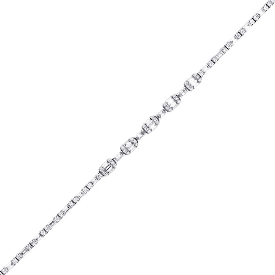 2.53 Karat Pırlanta Baget Bileklik - 2