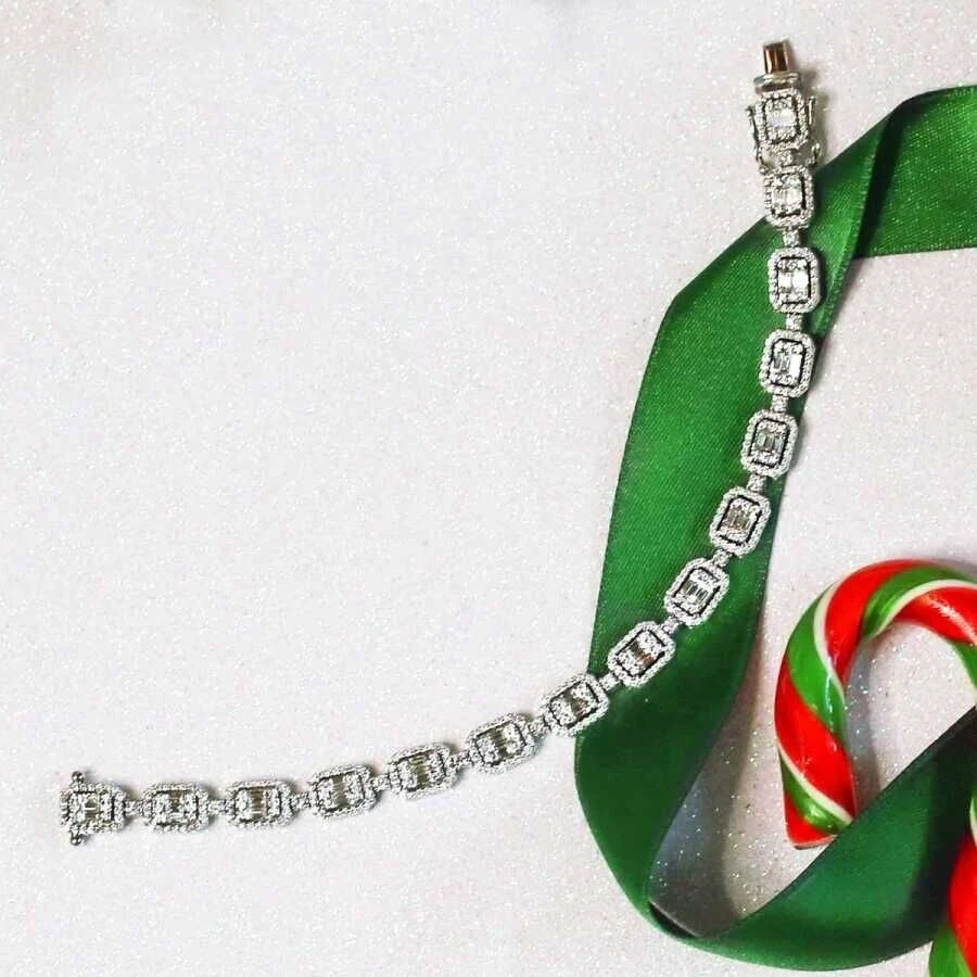 2.84 Karat Pırlanta Baget Kelepçe - 3