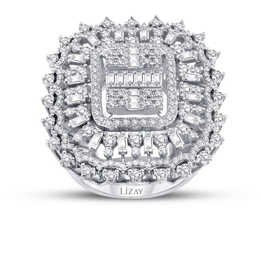 2.99 Karat Pırlanta Baget Yüzük - 1