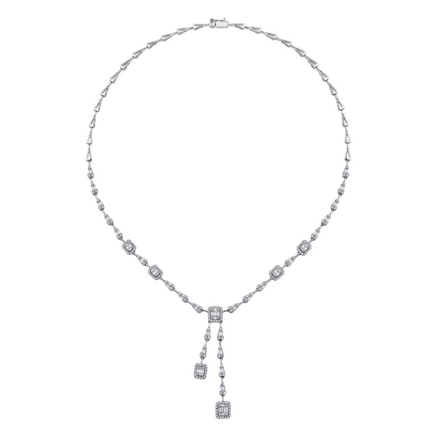 3.00 Karat Pırlanta Baget Gerdanlık - 1