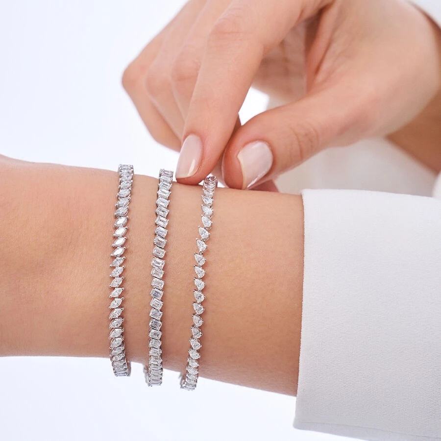 3.18 Karat Pırlanta Trend Bileklik - 3
