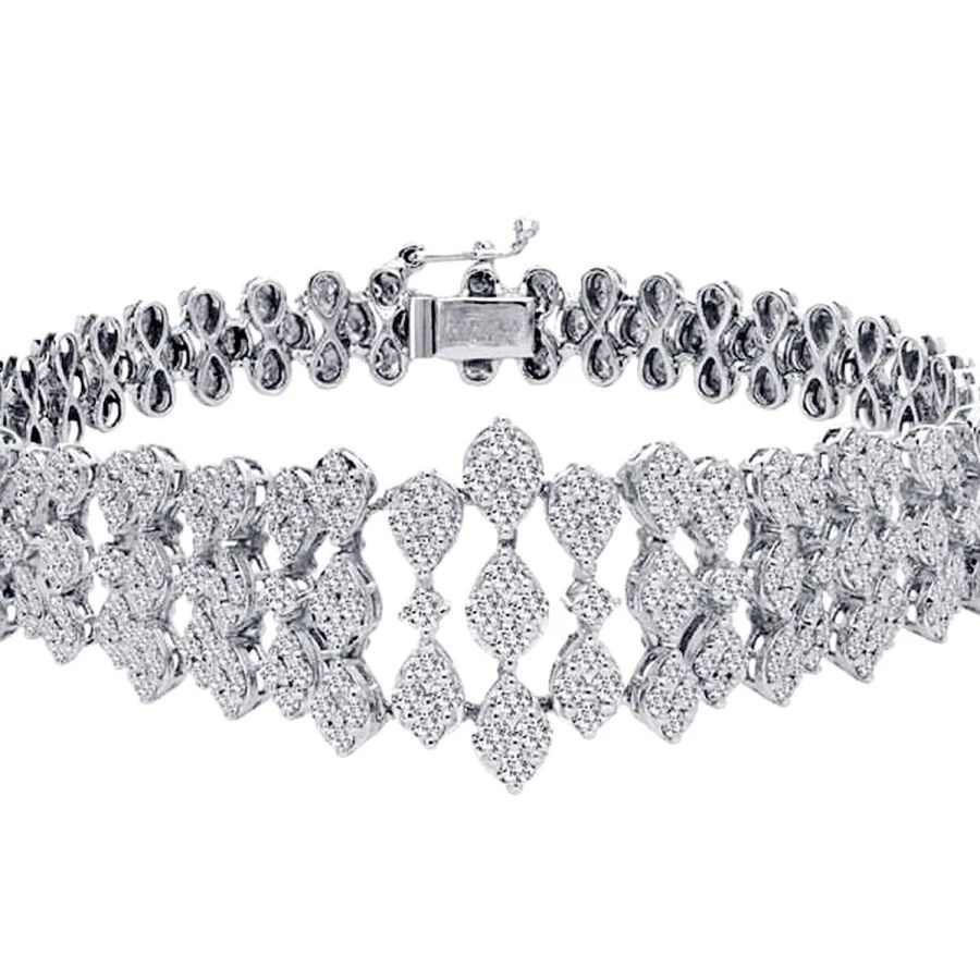 3.27 Karat Pırlanta Tasarım Bileklik - 2