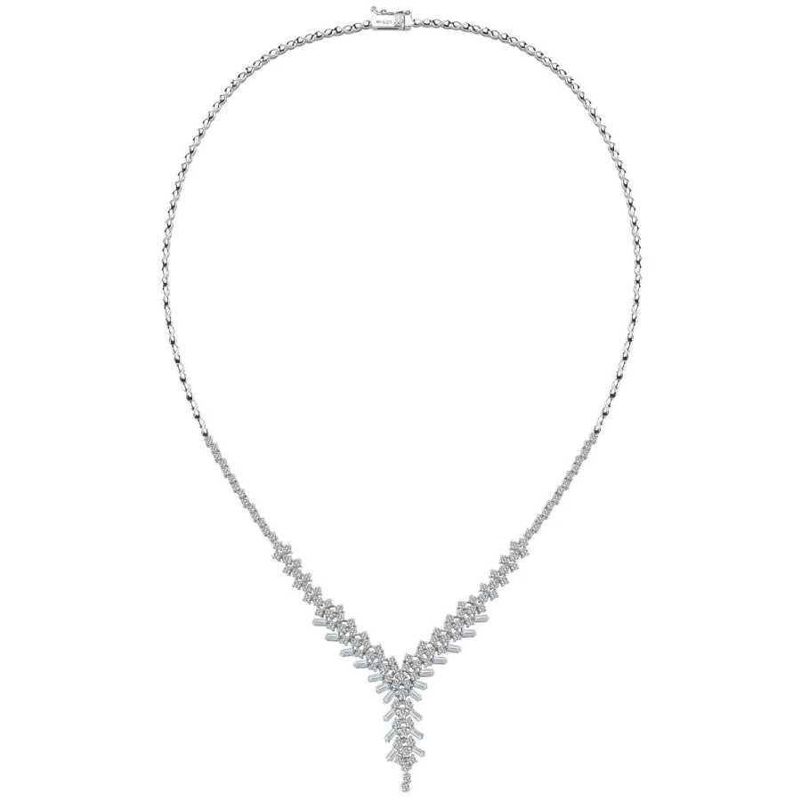 3.53 Karat Pırlanta Baget Gerdanlık - 1