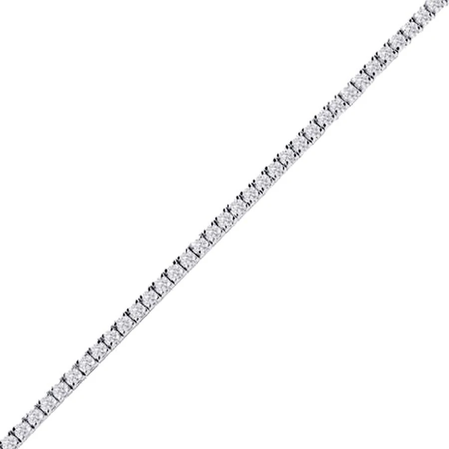 3.89 Karat Pırlanta Su Yolu Bileklik - 4