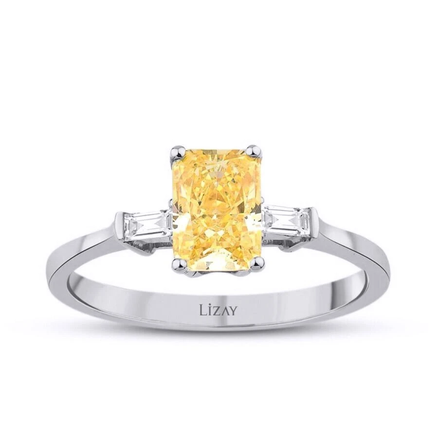 4.03 Karat Pırlanta Fancy Yüzük - 1