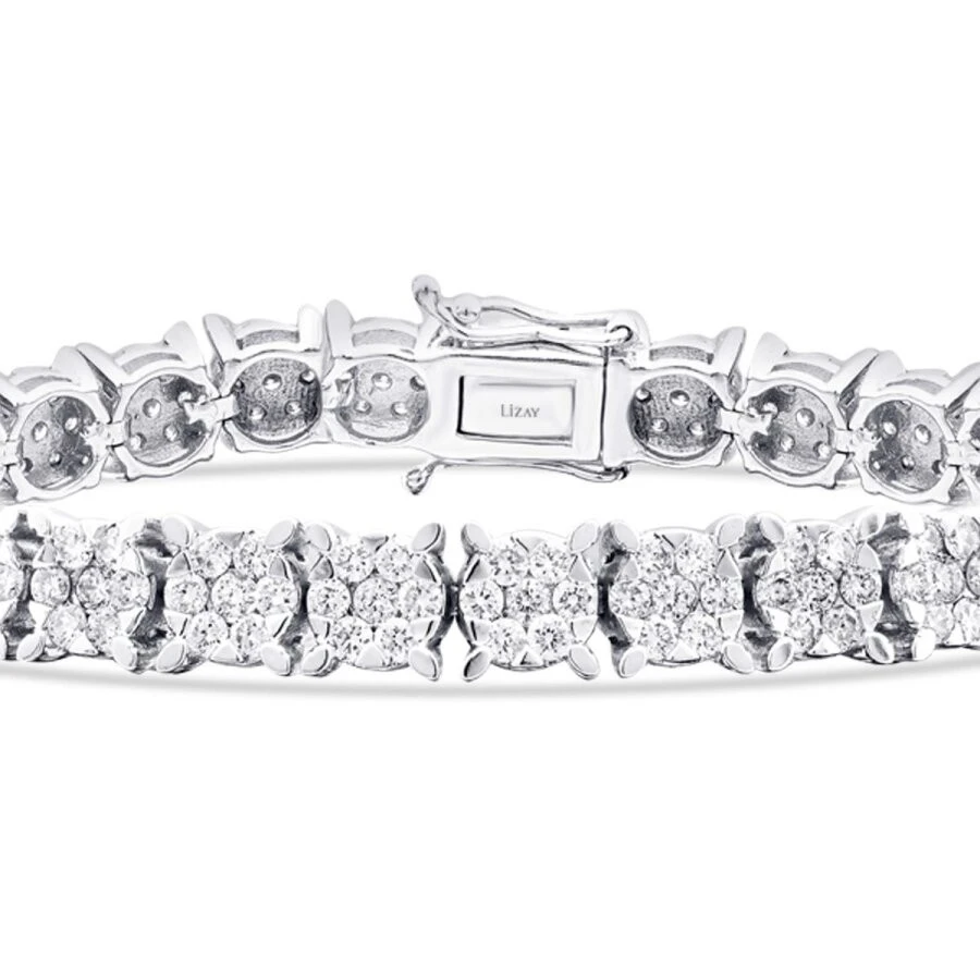 4.11 Karat Pırlanta Su Yolu Bileklik - 2