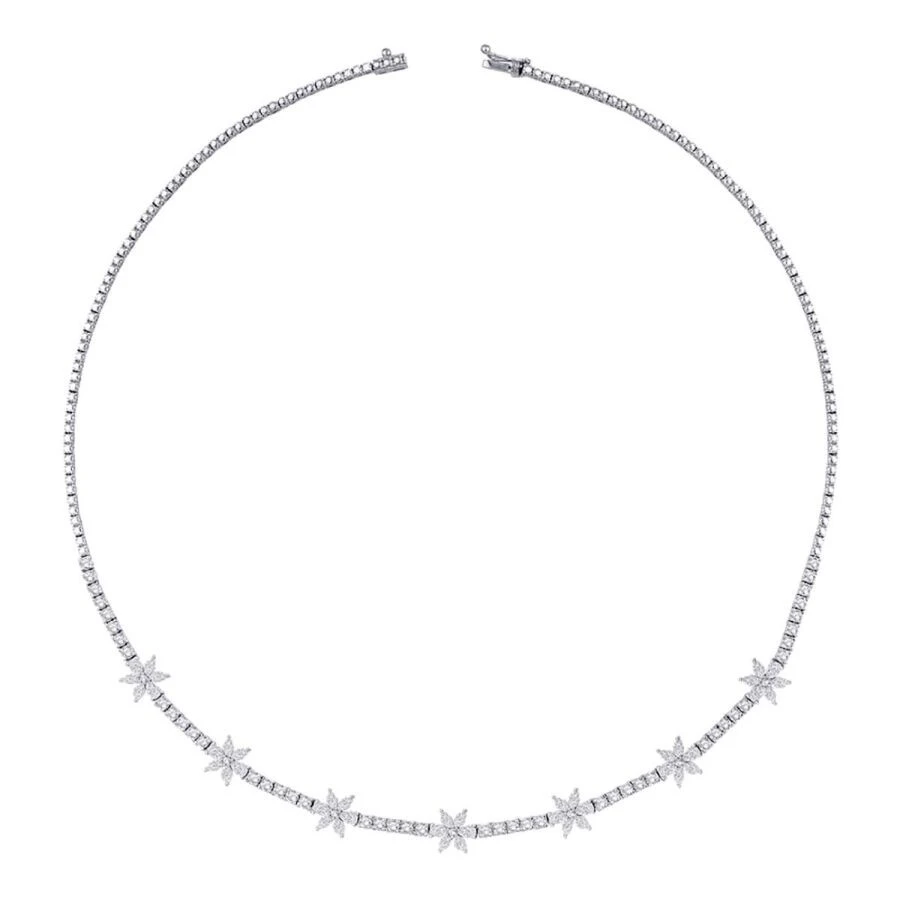 4.88 Karat Pırlanta Çiçek Gerdanlık - 1