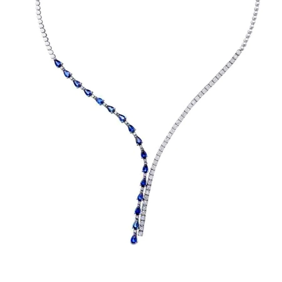 6.19 Karat Pırlanta Safir Gerdanlık - 2