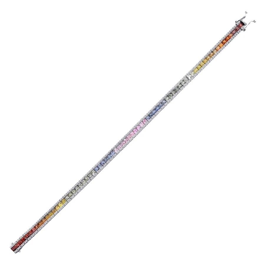 7.10 Karat Pırlanta Renkli Trend Bileklik - 3