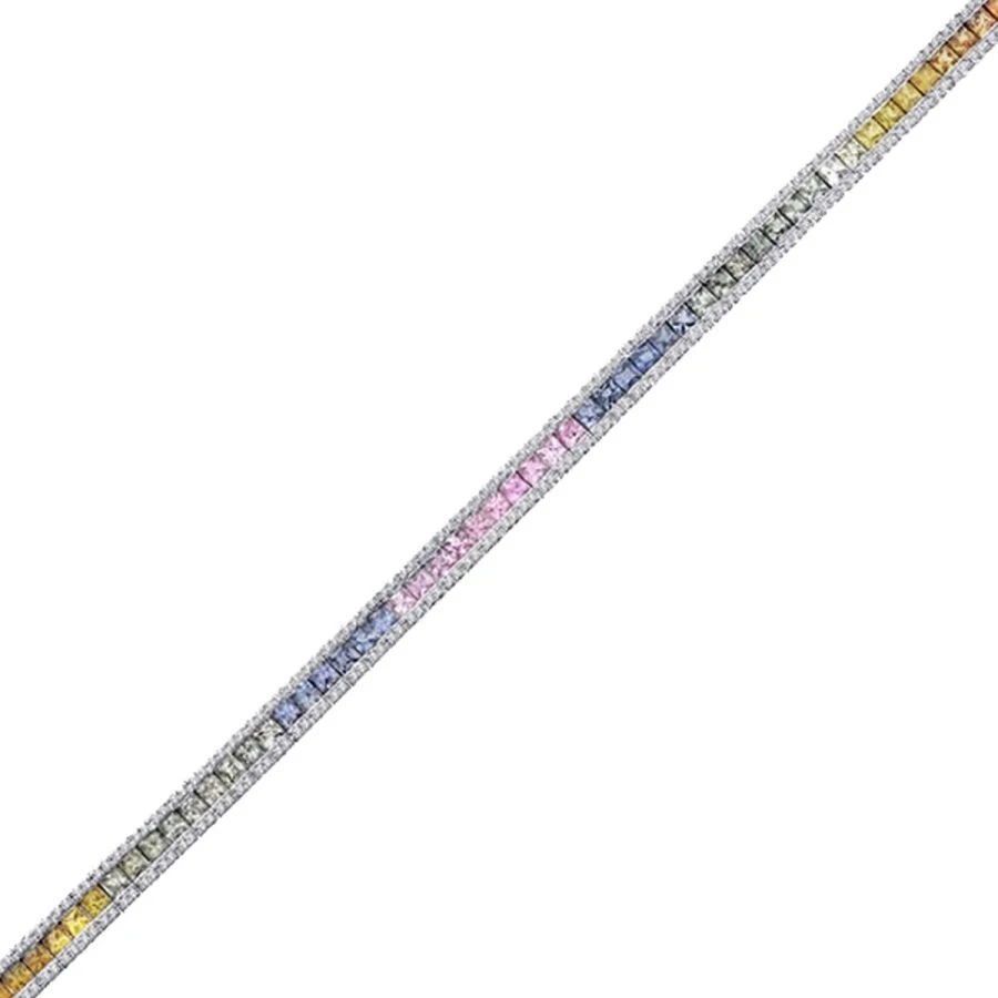 7.10 Karat Pırlanta Renkli Trend Bileklik - 4