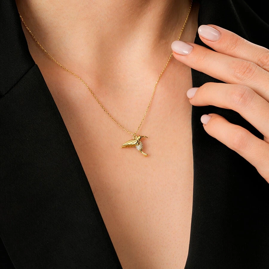 Altın Ağaçkakan Kolye - 3