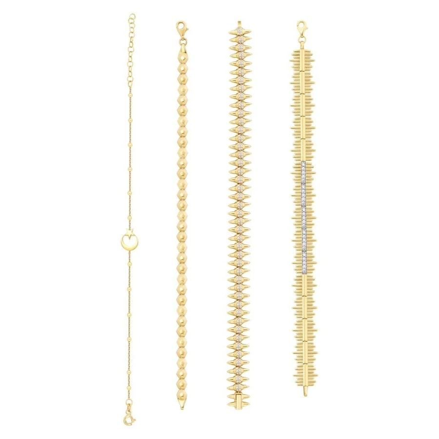 Altın Ay Yıldız Bileklik - 4