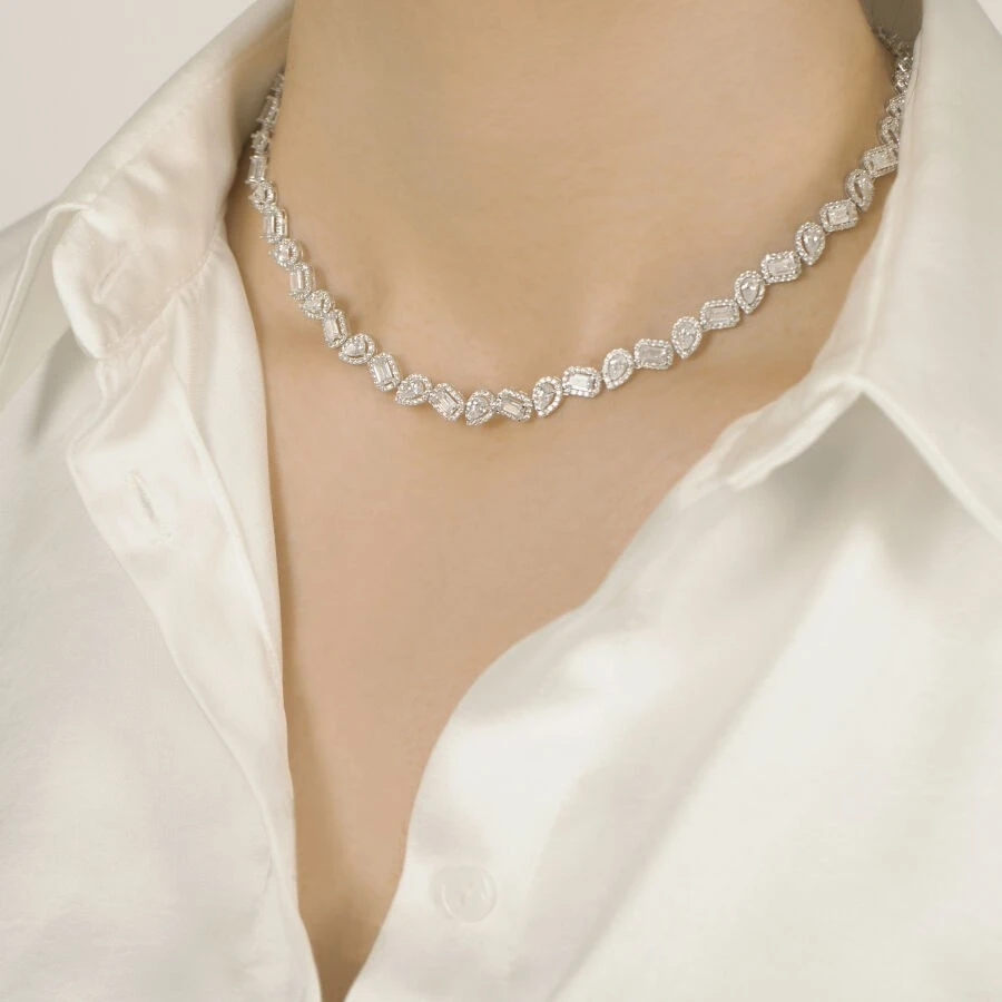 Altın Baget Damla Gerdanlık - 1