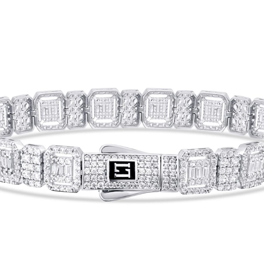 Altın Baget Taşlı Bileklik - 4