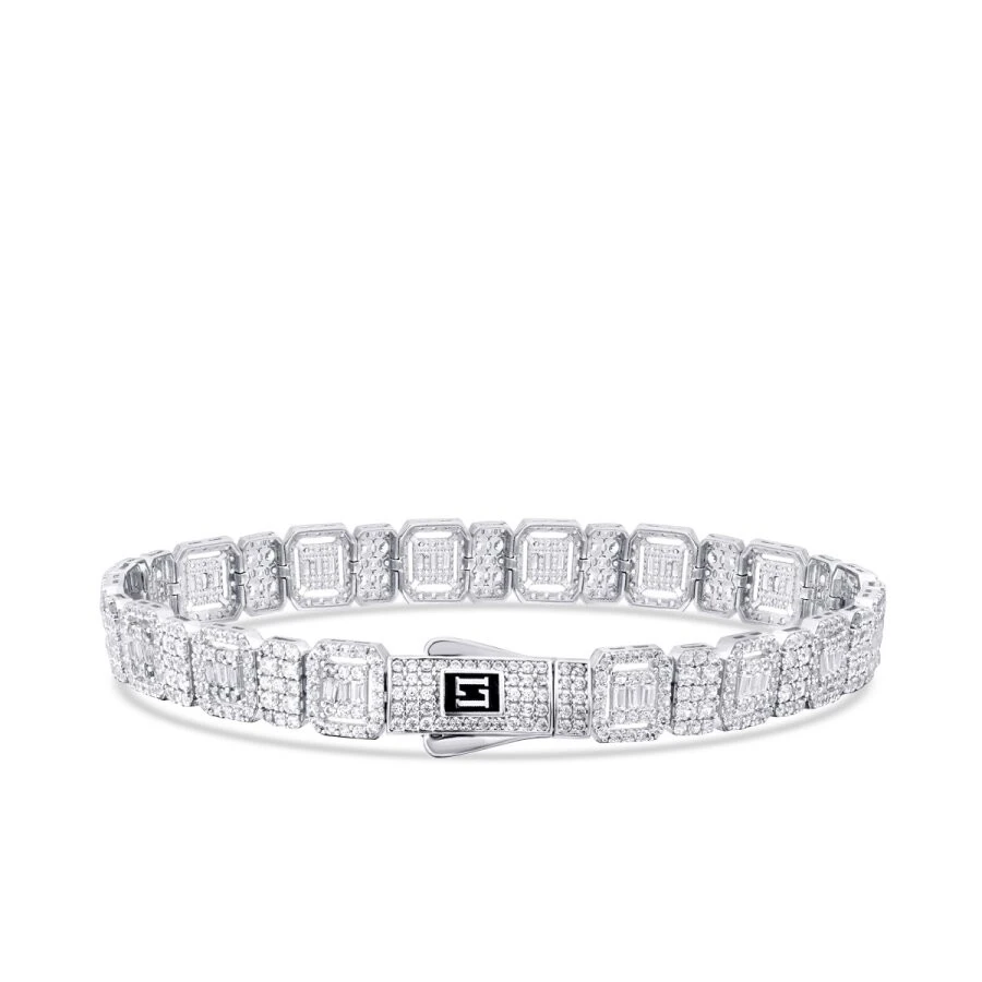 Altın Baget Taşlı Bileklik - 1