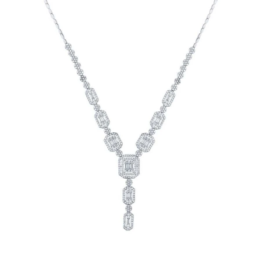 Altın Baget Taşlı Gerdanlık - 2