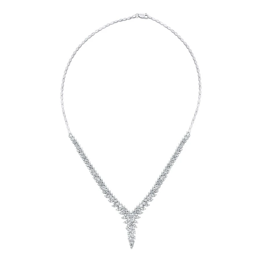 Altın Baget Taşlı Zarif Gerdanlık - 1