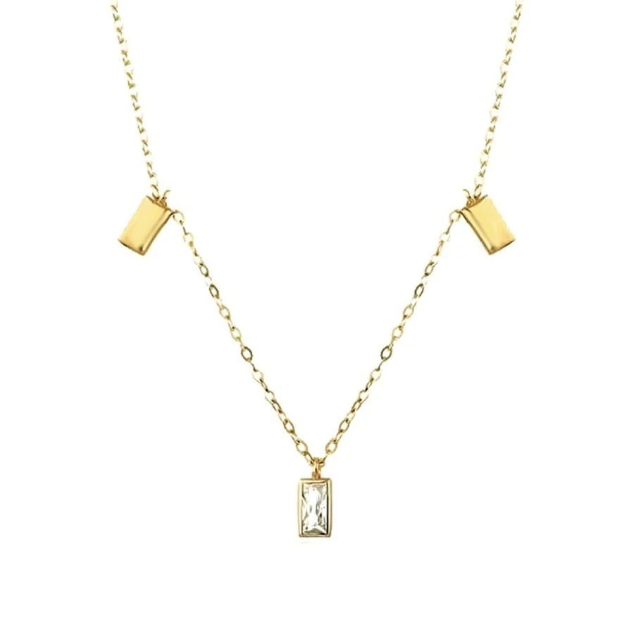 Altın Baget Zincir Kolye - 2