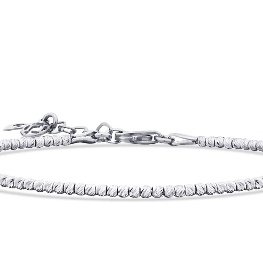 Altın Beyaz Top Bileklik - 2