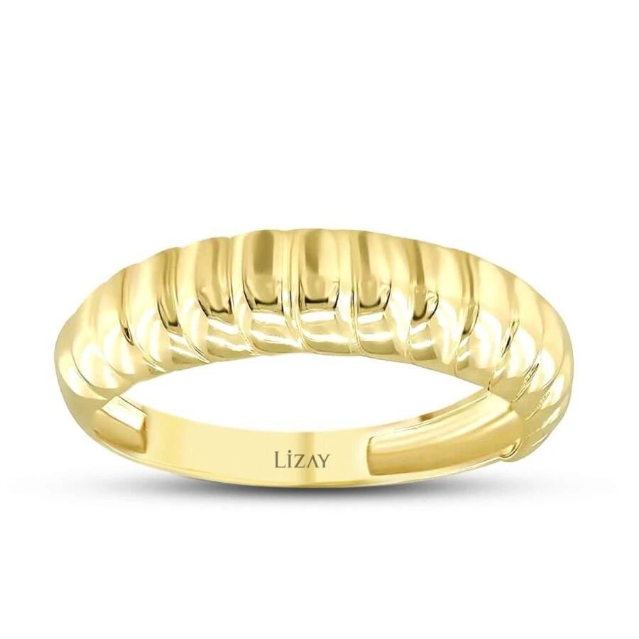 Altın Burgu Desen Yüzük - 1