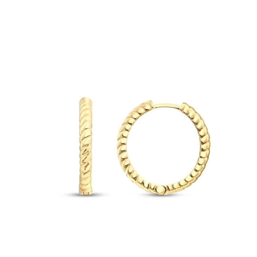 Altın Burgu Halka Küpe - 1