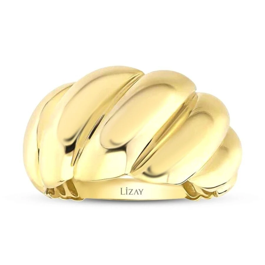 Altın Kalın Burgu Yüzük - 1