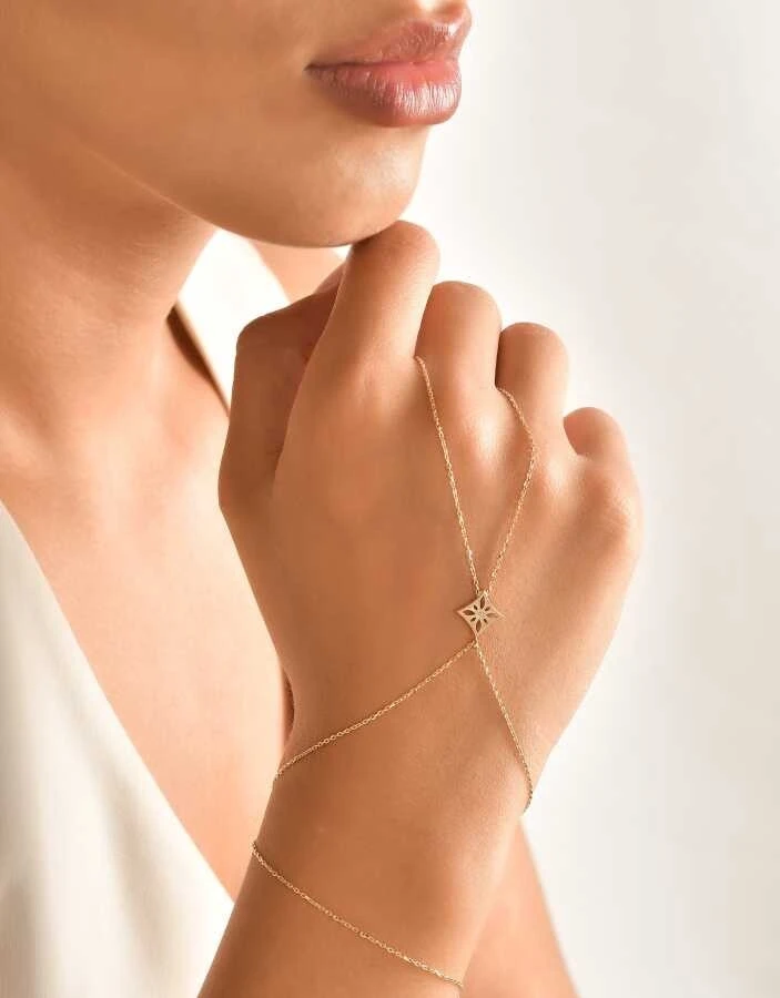 Altın Çiçek Şahmeran Bileklik - 2