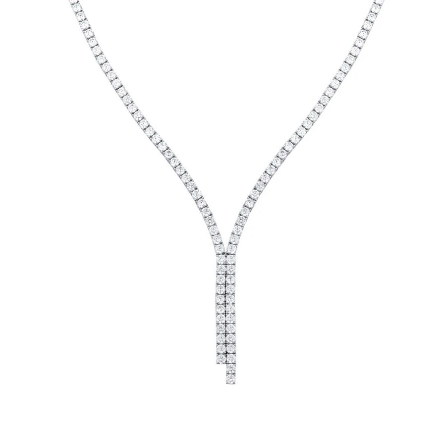 Altın Çift Sıra Taşlı Gerdanlık - 2