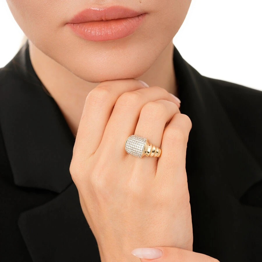 Altın Çok Taşlı Yüzük - 3