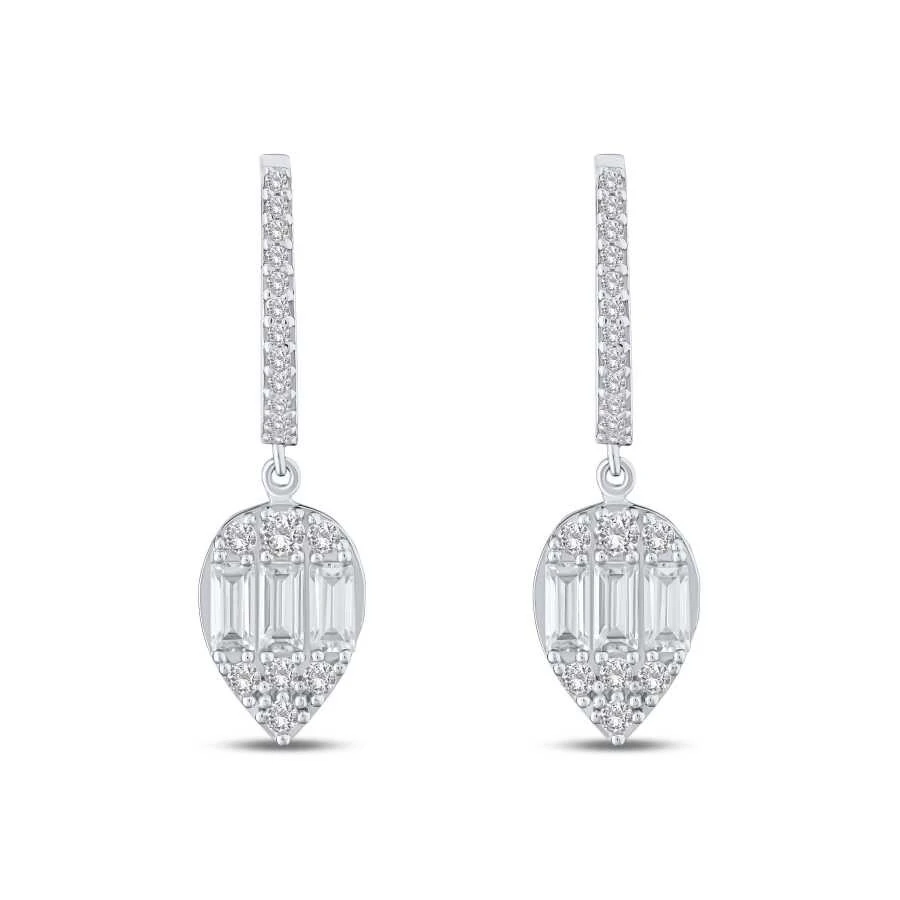 Altın Damla Baget Küpe - 2