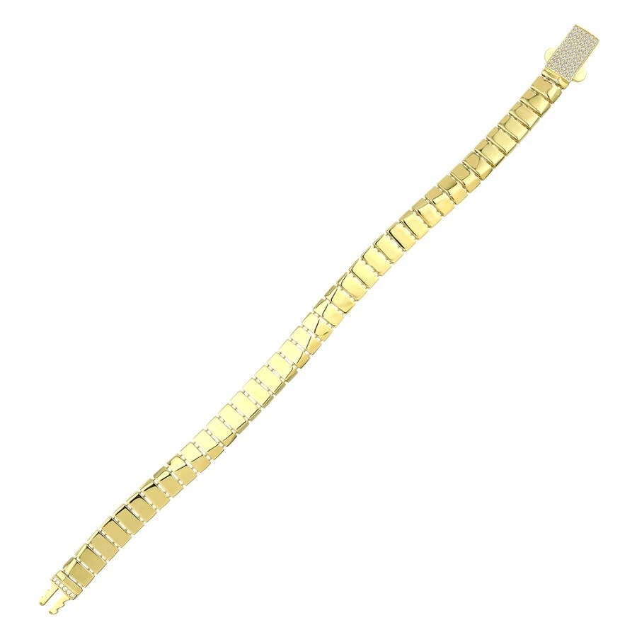 Altın Desen Taşlı Bileklik - 1