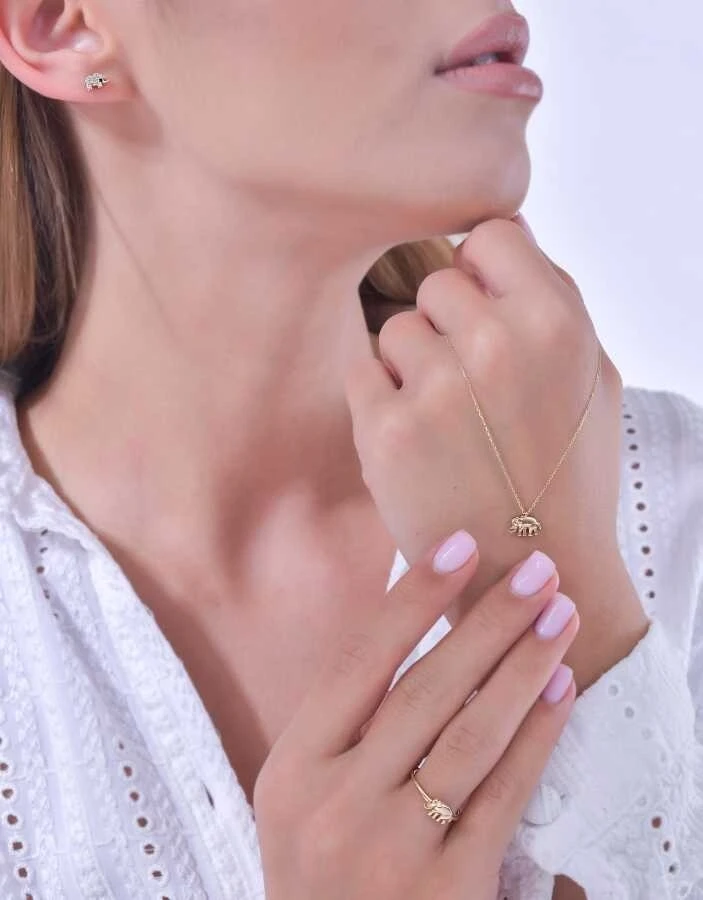 Altın Fil Kolye - 3