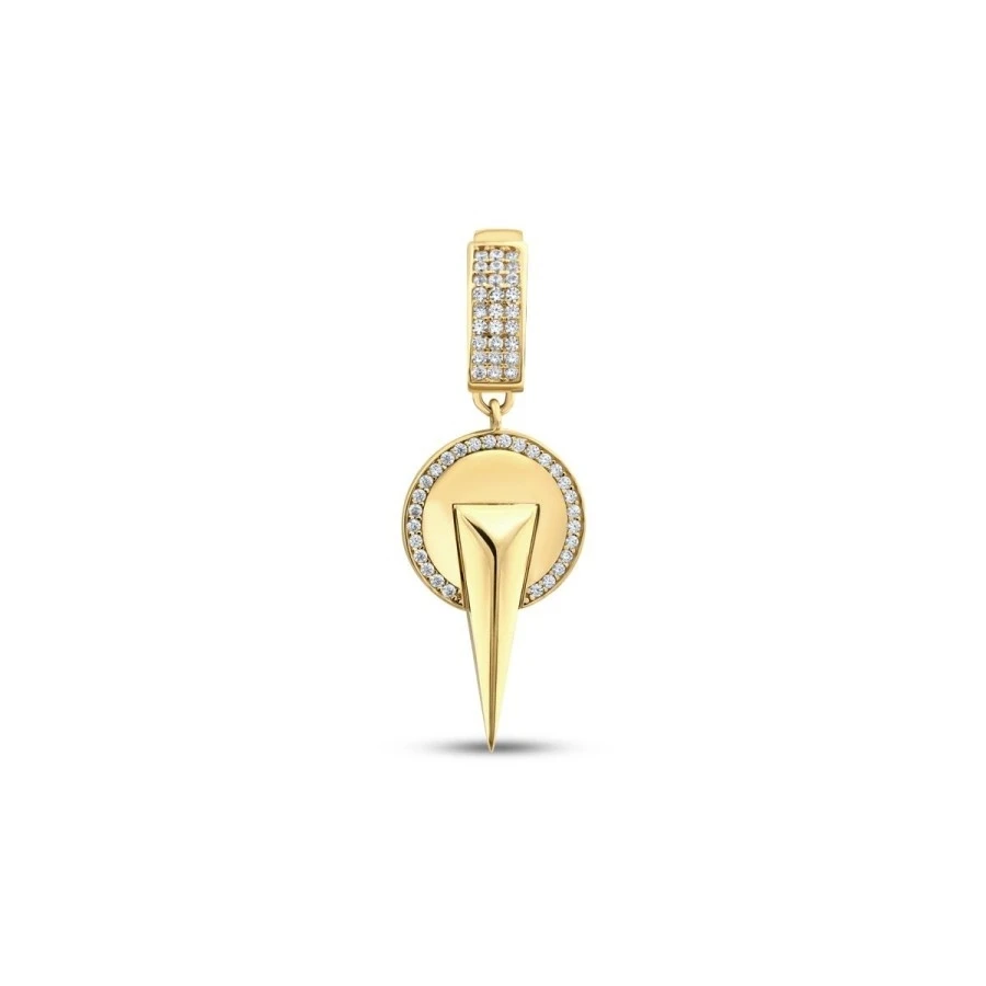 Altın Geometrik Charm - 1