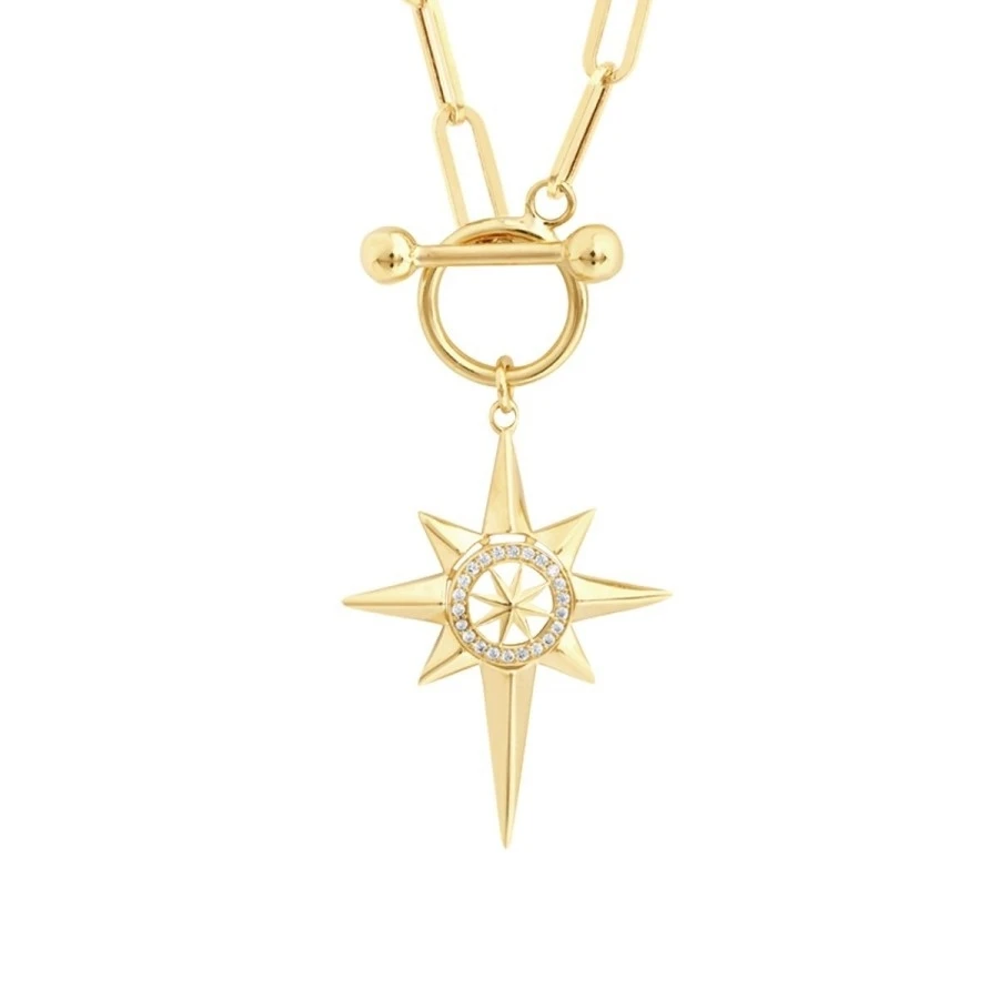 Altın Gökyüzü Anahtarı Kolye - 2