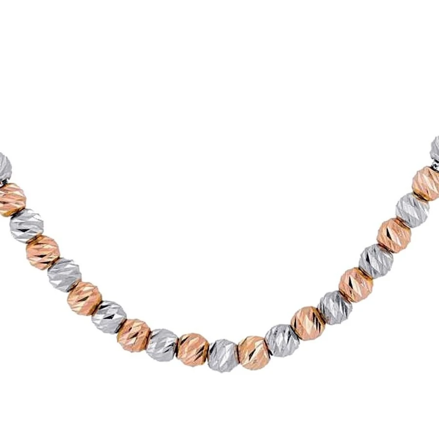 Altın İki Renk Top Kolye - 2