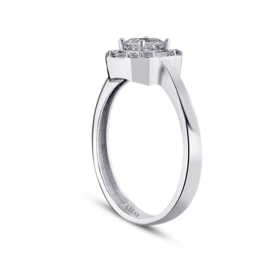 Altın Kare Baget Yüzük - 2