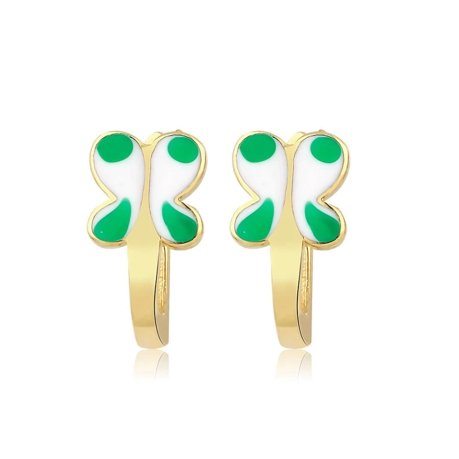 Altın Kelebek Çocuk Küpe - 2