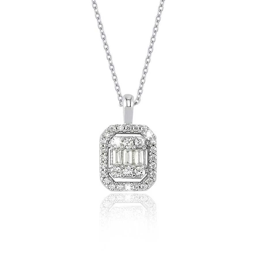 Altın Klasik Baget Kolye - 1